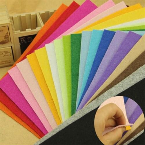 2mm thickness 30X30cm and 30X20cm Nonwoven fabric DIY Handmade cloth art material wool felt fabric 20pcs/lot