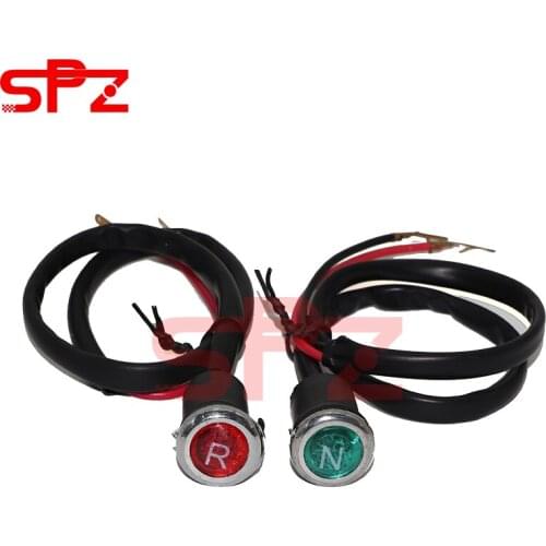 2Pcs Neutral Reverse Motorcycle N/R Light Indicator ATV Gear Universal Fits For 50cc 110cc 125cc 150cc 200cc 250cc