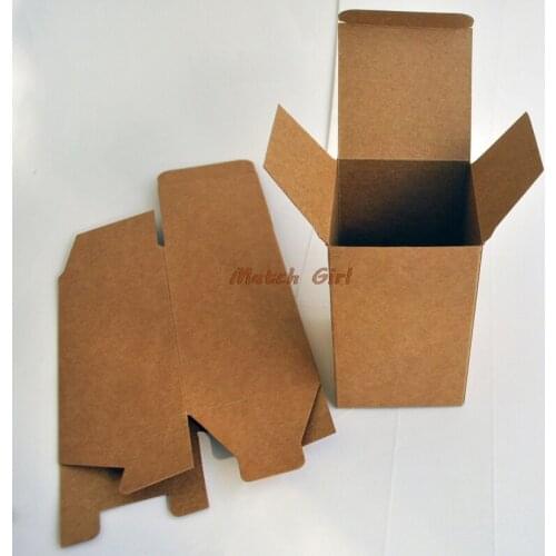 50pcs/lot- 5*5*16.2cm Kraft paper packing box white paperboard cosmetics Essential Oil Sprays sample Gift valve tubes boxes