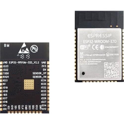 550PCS/plate ESP-WROOM-32D ESP-32 WiFi+Bluetooth modul wichtigsten chip main chips ESP32-D0WD 4MB/16MB 32Mbit ESP32-WROOM-32D