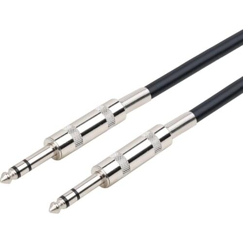 6.3/6.35/6.5 to 6.3 6.35 6.5 Toward the male Dual channel stereo Three core audio line Audio and video signal cable line mixer
