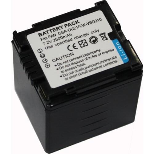 CGA-DU21 CGA DU21 VBD210 Camera Battery for Panasonic NV GS500 GS28 GS328 GS320 GS250 GS258 GS300 GS308 SDR H28 H250 H280 H288