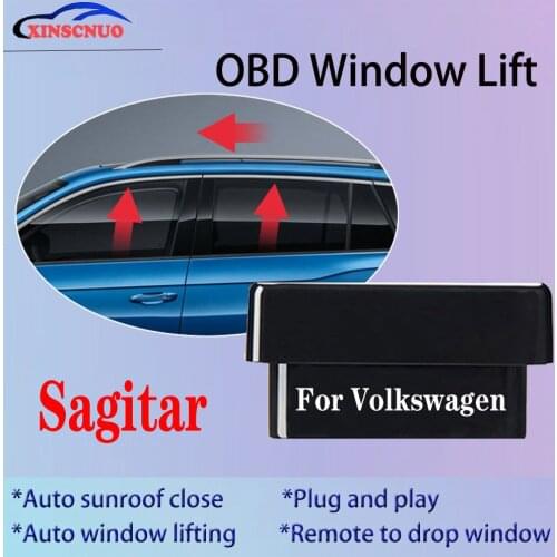Auto Window Closer For Volkswagen VW Sagitar 2011-2018 Vehicle Glass OBD Automatic Sunroof Open plug and play