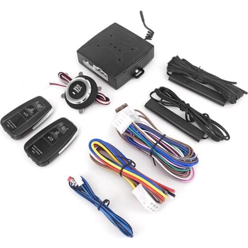 12V Car Remote Alarm System Remote Central Door Lock Keyless System SUV Anti-theft Keyless Entry Starter Auto Accessories Tools