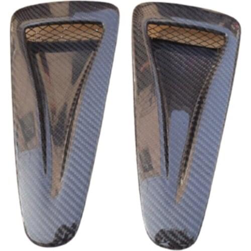 Auto Parts Hood Air Vent Scoop (pair) CF For Skyline R35 GTR OEM Style Carbon Fiber
