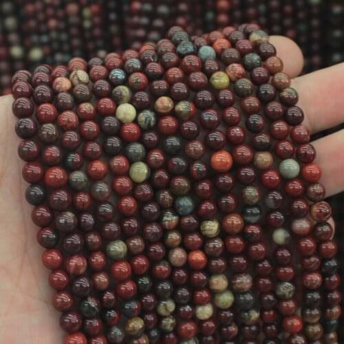 Natural apple jaspers beads Natural GEM stone beads DIY spacer beads for jewerly making strand 15" wholesale