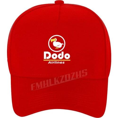 Dodo Airlines Logo Mens Baseball Cap Brand Fashion and High Quality Womens Cap Hip Hop Caps M-23