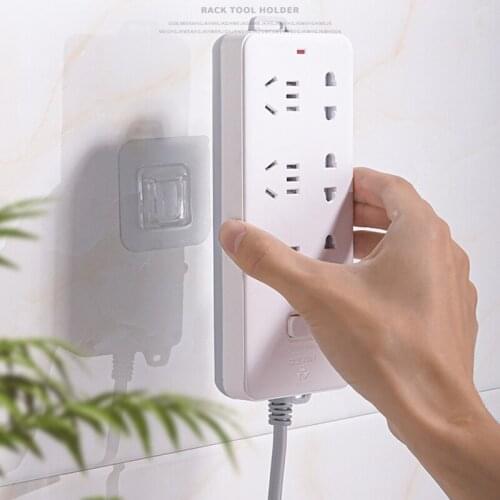 30 Double-Sided Adhesive Wall Hooks Hanger Strong Transparent Hooks Suction Cup Sucker Wall Storage Holder For Kitchen Bathroo