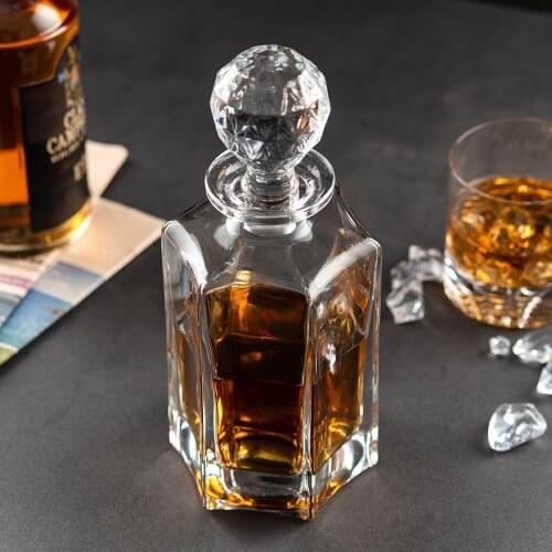 Crystal glass decanter creative whisky bottle decanter decorative wine bottle