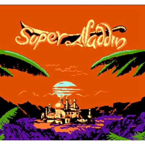Super Aladdin 60 Pins English Version Game Cartridge for 8 Bit 60pin Game Console Region Free