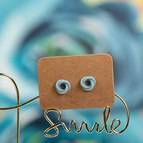 Fashion Girl Multicolor Small Ceramic Earrings Exquisite Porcelain Accessories Wholesale #LY431 black earrings wholesale