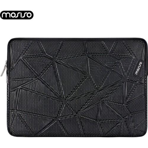 MOSISO PU Laptop Sleeve Bag For MacBook Air 13 Pro 13 New Touch Bar Retina 13 Waterproof Notebook Bag Women Men Laptop Bag Case