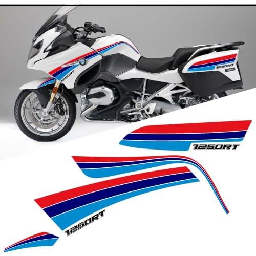 For BMW R 1250 R1250RT R1250 RT Stickers Decal Tail Side Luggage Cases Box Trunk Tank Pad Protector Knee Kit Emblem Badge Logo
