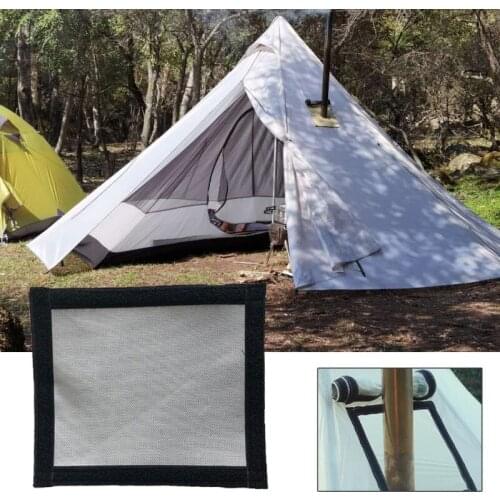 Tent Wood Fire Stove Smoke Chimney Stove Tube Fire Pipe Road Anti-scalding Ring Protection Ring Refractory Ring 2021