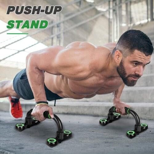Fitness Push Up Stand Bar Exercise Training Chest Bar Trainer Body Building Exercise Home Gym Fitness Equipments Push Up Board