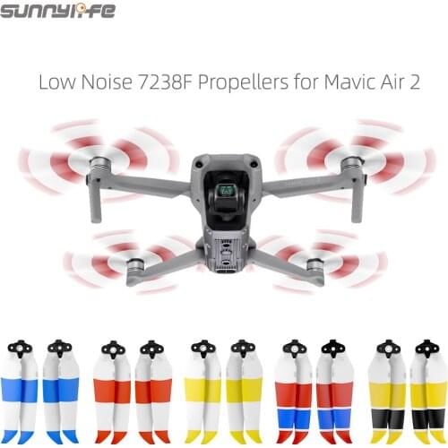 7238 Propeller For DJI Mavic Air 2 Low Noise Props Colored Color 7238F Propellers for Mavic Air 2 Accessories