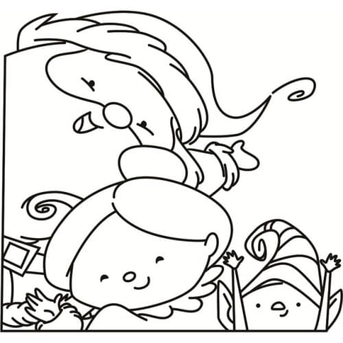 Santa Claus Transparent Clear Silicone Stamps for DIY Scrapbooking/Card Making/Kids Fun Decoration Supplies 20