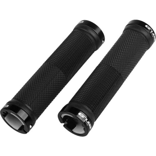 GUB 1 Pair Cycling Lockable Handle Grip For Bicycle MTB Road Bike Handlebar Bicycle Grip Bike Aluminum Alloy + Rubber Black