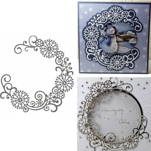 Vintage Flower Lace Wreath Metal Cutting Dies For DIY Scrapbooking Crafts Paper Cards Embossing Template Dies 2019 Hot Sell