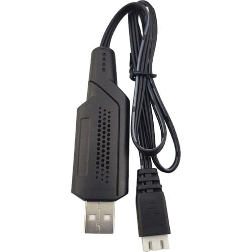 7.4V Battery Charger Cord Line USB Cable For Wltoys F959 V912 V913