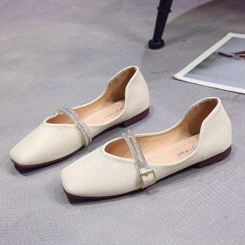 Plus Size 35-39 Women Flats Slip on Flat Shoes Candy Color Woman Boat Shoes Black Loafers Faux Suede Ladies Ballet Flats W33-46