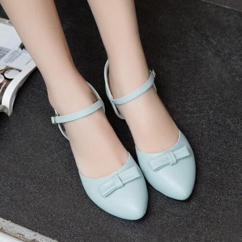 Big Size ladies high heels women shoes woman pumps Tip-up single shoe lady