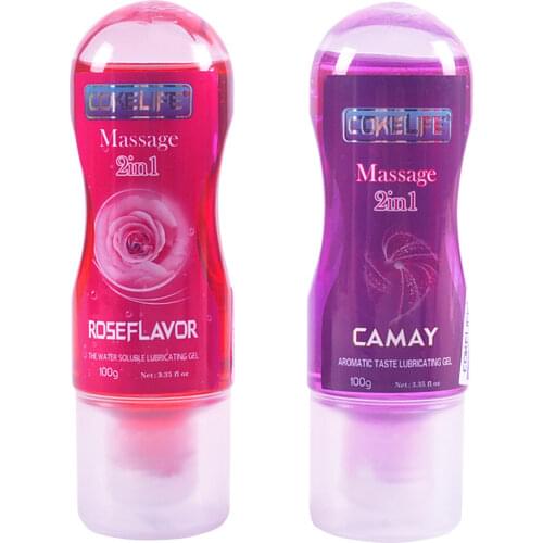 100ML Rose Fragrance Edible Flavor Water Based Lubricant Sex Anal Oral Gel Sex Lube For Couple Adult Strawberry Lubricants