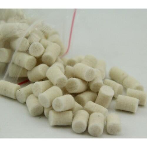 100 pcs Saxophone Bumper Felts Repair Parts Sax Accessories white colour