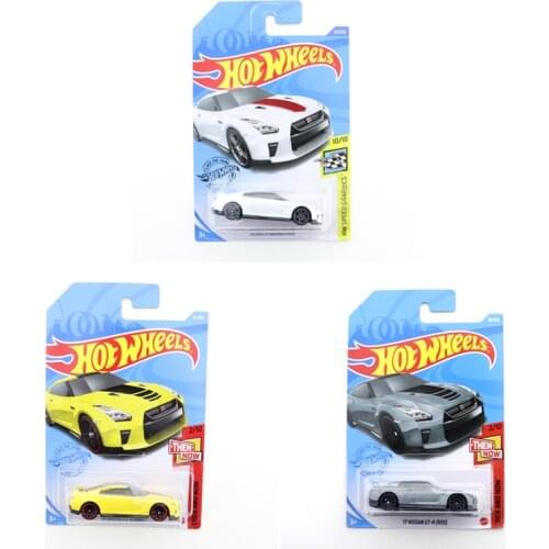 2021 Original Hot Wheels Mini Alloy Coupe 17 NISSAN GT-R R35 1/64 Metal Diecast Model Car Kids Toys Gift
