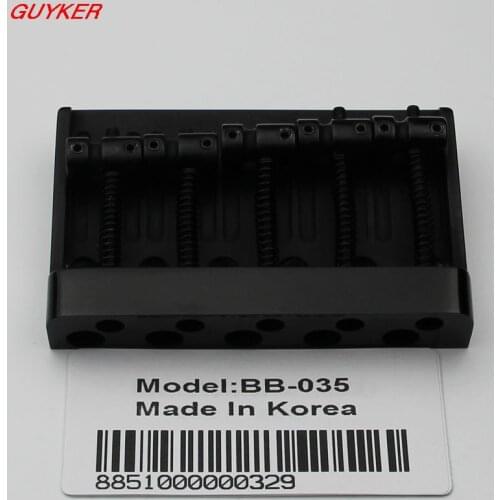 Black 5 string bass bridges BB-035