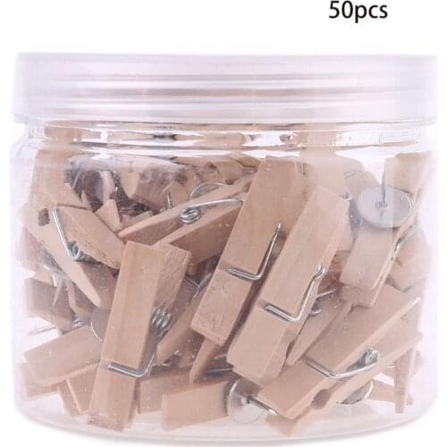 50 Pcs Push Pins Clips Tacks Clips Thumb Clips Wall Clips with Pins for Cork Boards Cubicle Walls Using Art Projects Photos