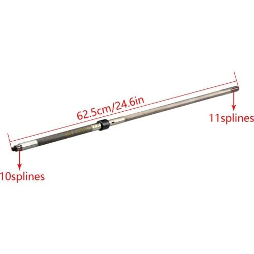 63V-45510-00 Outboard motor Driver Shaft short shaft (S) for Yamaha Outboard Motor 2 Stroke 9.9HP 15HP 4 stroke F9.9 F13.5 F15