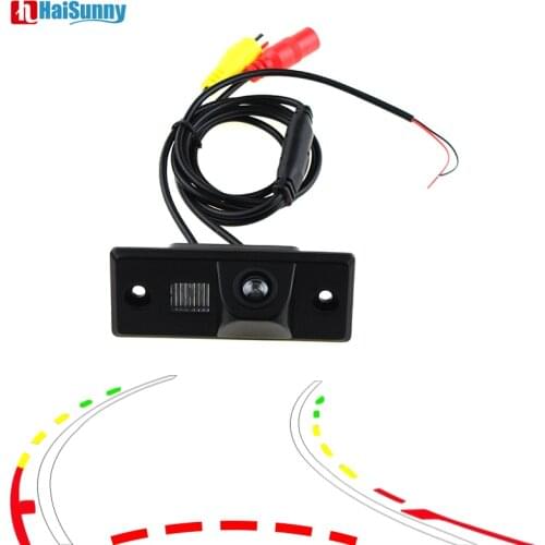 Car Rear View Reverse Back Up Parking CAMERA HD Dynamic Line For Passat B5 (MK5) 2002-2010 Tiguan 2009 2010 2011 2012 2013 2014