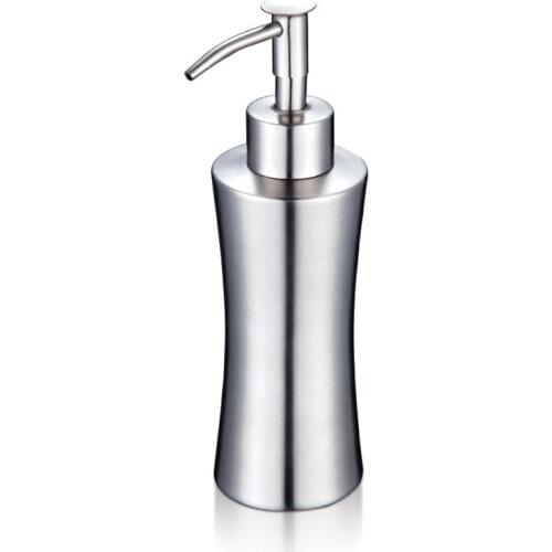 304 Stainless Steel Soap Dispenser Kitchen Bathroom Lotion Pump Silver Luxury Liquid Soap Dispenser