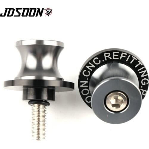 For Triumph Daytona 675 675R 2001-2020 2PCS M8 Motorcycle Swingarm Spools Slider Rear CNC Swing Arm Cover Stand Screws Paddock