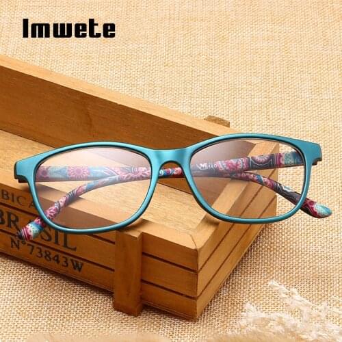 Imwete Ultralight Reading Glasses Men Women Unbreakable Glasses High-definition Resin Glasses Presbyopic Prescription Eyewear