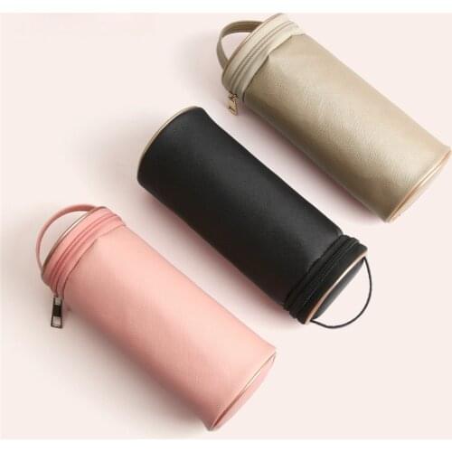 PU Leather Travel Makeup Brushes Pen Holder Storage Empty Holder Women Cosmetic Brush Bag Brushes Organizer Make Up Tools New