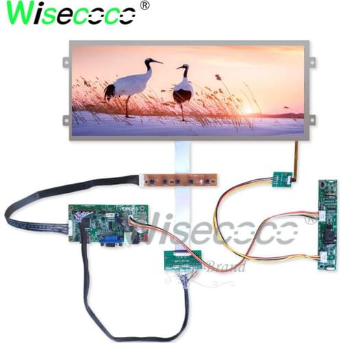 12.3 inch LVDS interface strip type high score 1920*720 LCD screen vga drive board