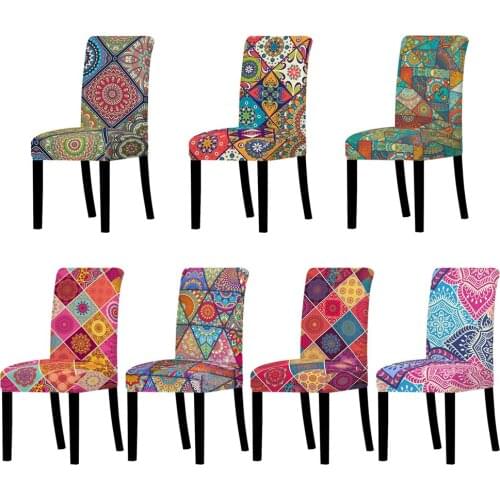 Soft Stretchy Dining Room Chair Cover Chair Slipcover for Events Parties