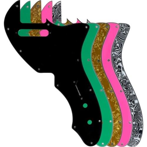 Pleroo Guitar Parts For 12 Hole Screws US Tele 69 Thinline Guitar Pickguard Scratch Plate