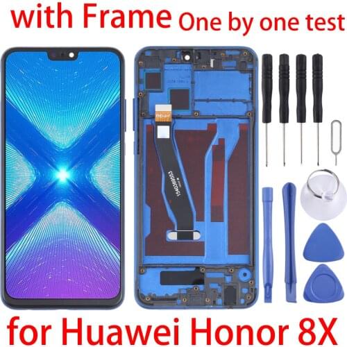 New For Honor 8X LCD Screen and Digitizer Full Assembly with Frame for Huawei Honor 8X