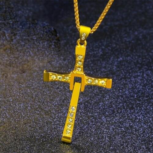 Cross Necklace Titanium Steel Pendant Jewelry Mens and Womens Necklaces