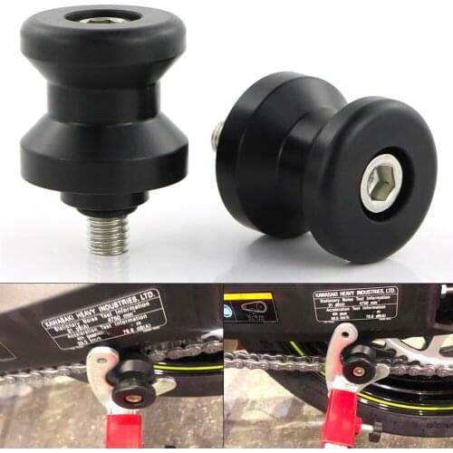 Fit For Ducati 899 PANIGALE 2013-2018 959 PANIGALE 2016-2018 MONSTER 821 2014-2018 Motorcycle Swingarm Stand Bobbins Sliders