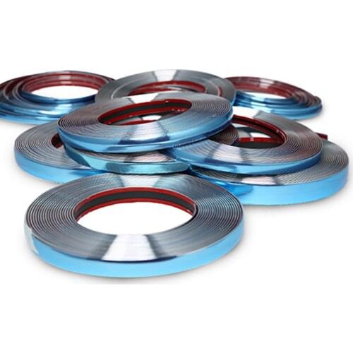 Universal Moulding Trim Strip Chrome Edge Moulding Trim Guard Protector PVC For SUV