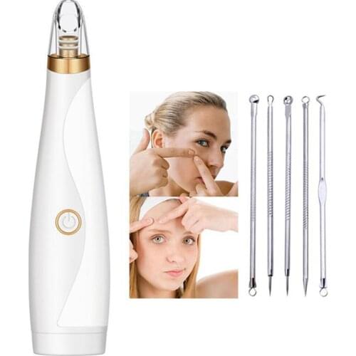 Blackhead Remover Vacuum - Acne Comedo Extractor Blackhead Suction Tool Kit, Electric Facial Pore Cleaner, Facial Skin Care