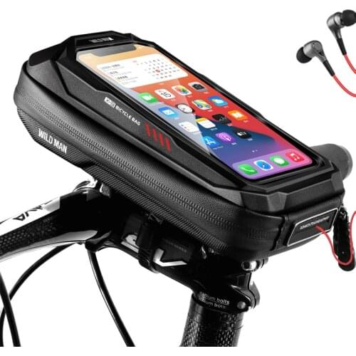 Bicycle Bag Phone Holder Case Waterproof Mountain Road Frame Front Bicycle Bag Pannier Saddle Seat Handlebar Bike Accessories