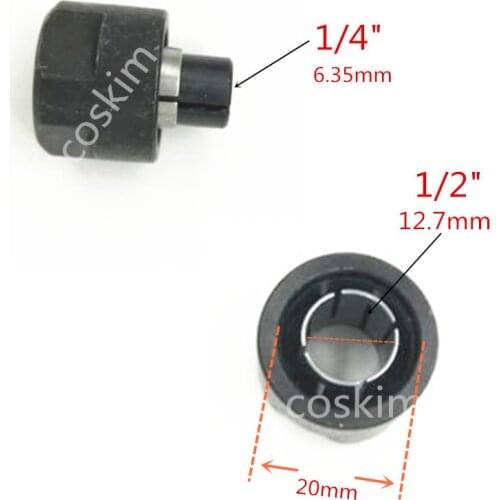 Router Collets Replace for Bosch 1617EVS 1604A 1606A 1613 1613EVS 1618 1617 1618 1613EVS 1618EVS B1350 B1450 16171 16181