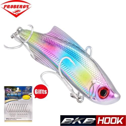 1PCS New 7.3cm/20.5g Pencil Lure Bait 6 Colors Double 6#BKB Fishing Hook Fishing Accessories