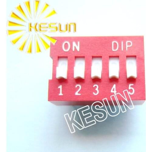 100% Original NDS-05 5P 2.54mm DIP Switch NDS-05-V x 100PCS