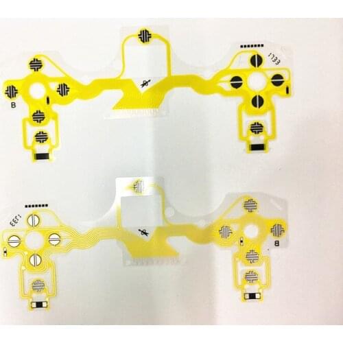 100Pcs/Lot Original New 010 020 Conductive Film Keypad Flex Ribbon Cable For PlayStation 4 Slim For PS4 Pro 2.0